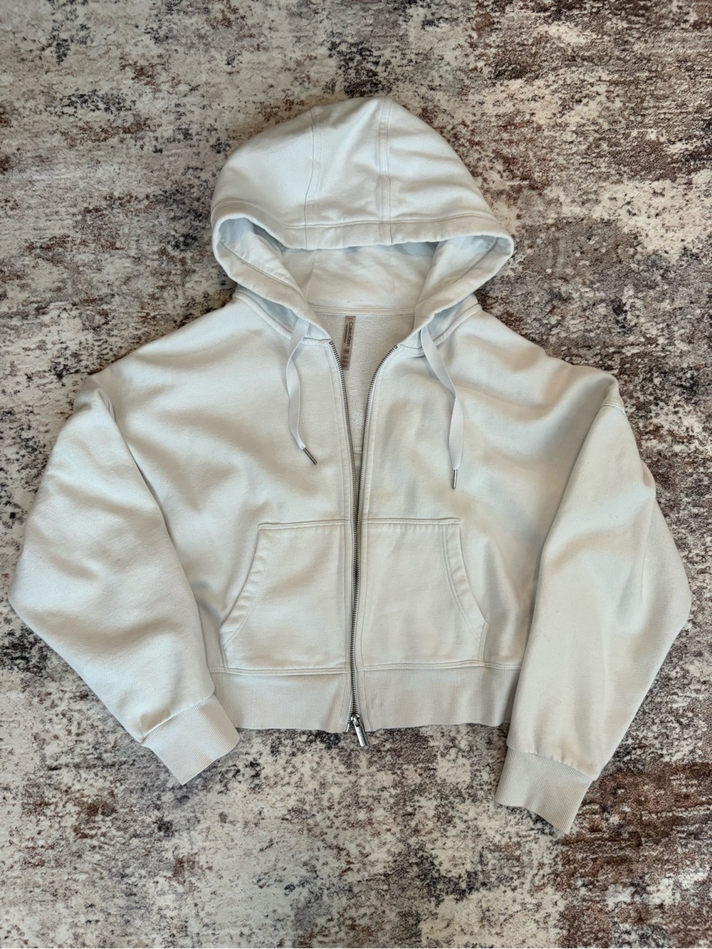 Calvin Klein Pale Blue Zip-Up Hooded Jacket